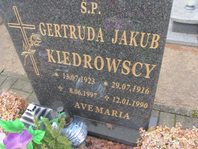 Jakub Kiedrowski 1916 Człuchów - Grobonet - Wyszukiwarka osób pochowanych
