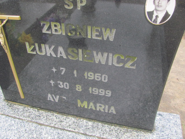 Zbigniew Łukasiewicz 1960 Człuchów - Grobonet - Wyszukiwarka osób pochowanych