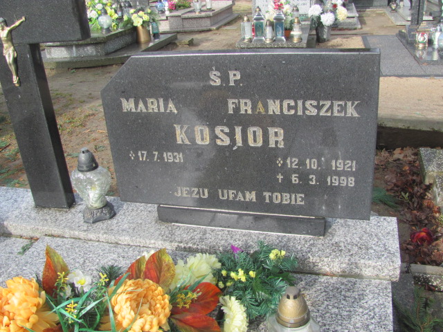 Stanisław KOSIOR 1954 Człuchów - Grobonet - Wyszukiwarka osób pochowanych