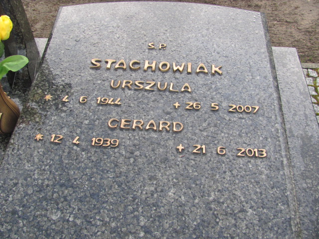 Urszula Stachowiak 1944 Człuchów - Grobonet - Wyszukiwarka osób pochowanych