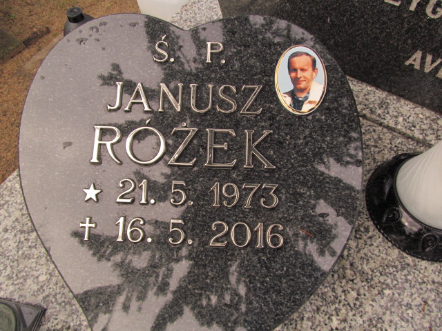 Janusz Różek 1973 Człuchów - Grobonet - Wyszukiwarka osób pochowanych